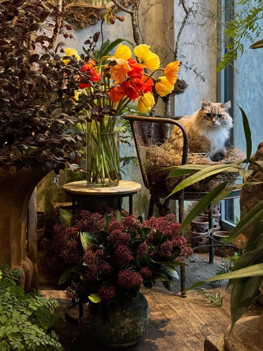 Atelier floral et préparation